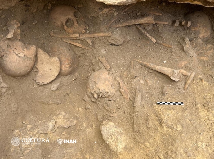 INAH Puebla explora tumba intacta por más de 1,500 años, en San Juan Ixcaquixtla