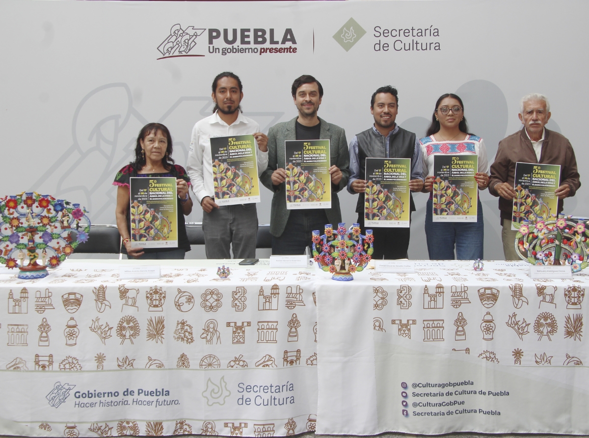 Anuncian gobierno estatal e Izúcar de Matamoros “Festival Cultural Nacional del Árbol de la Vida”