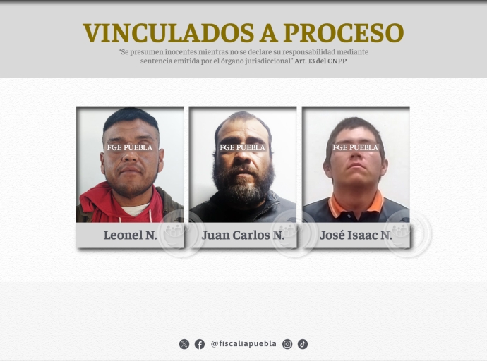 Vinculados a proceso por violación tumultuaria en Tecamachalco