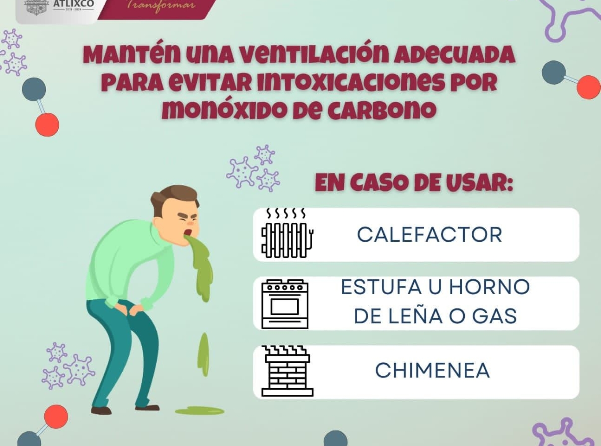 Por tu bienestar, sigue estas recomendaciones durante la temporada invernal en Atlixco