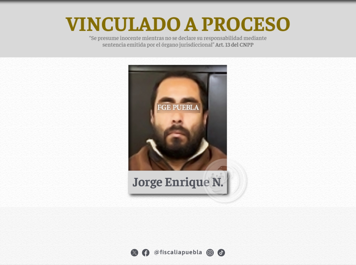 Jorge N. se hizo pasar como supuesto agente ministerial, fue vinculado a proceso