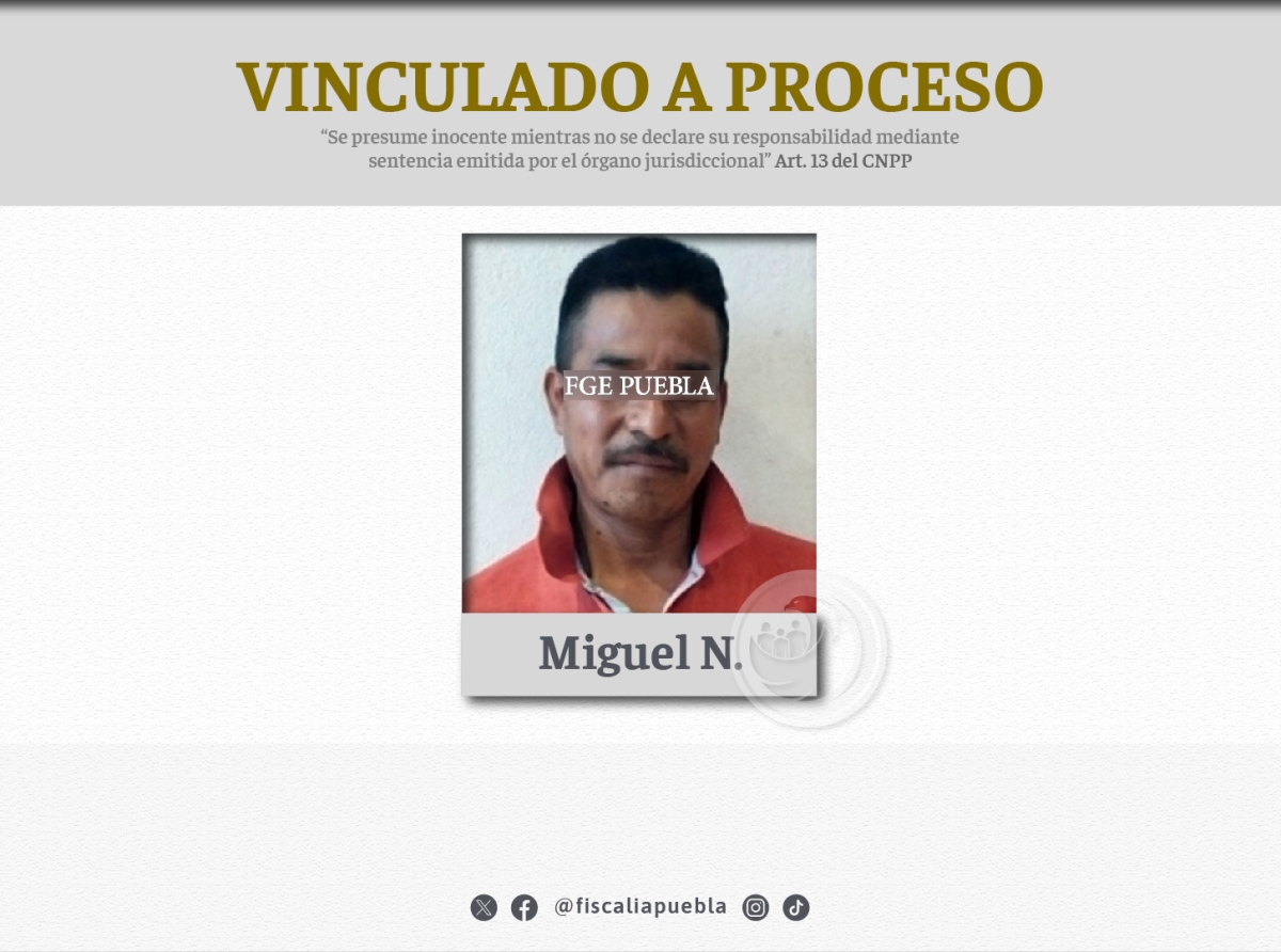 Vinculan a proceso a presunto agresor por lesiones calificadas en Chietla