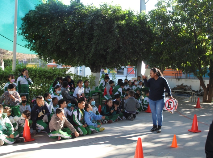 En Izúcar de Matamoros intensifican en los infantes una mejor cultura vial