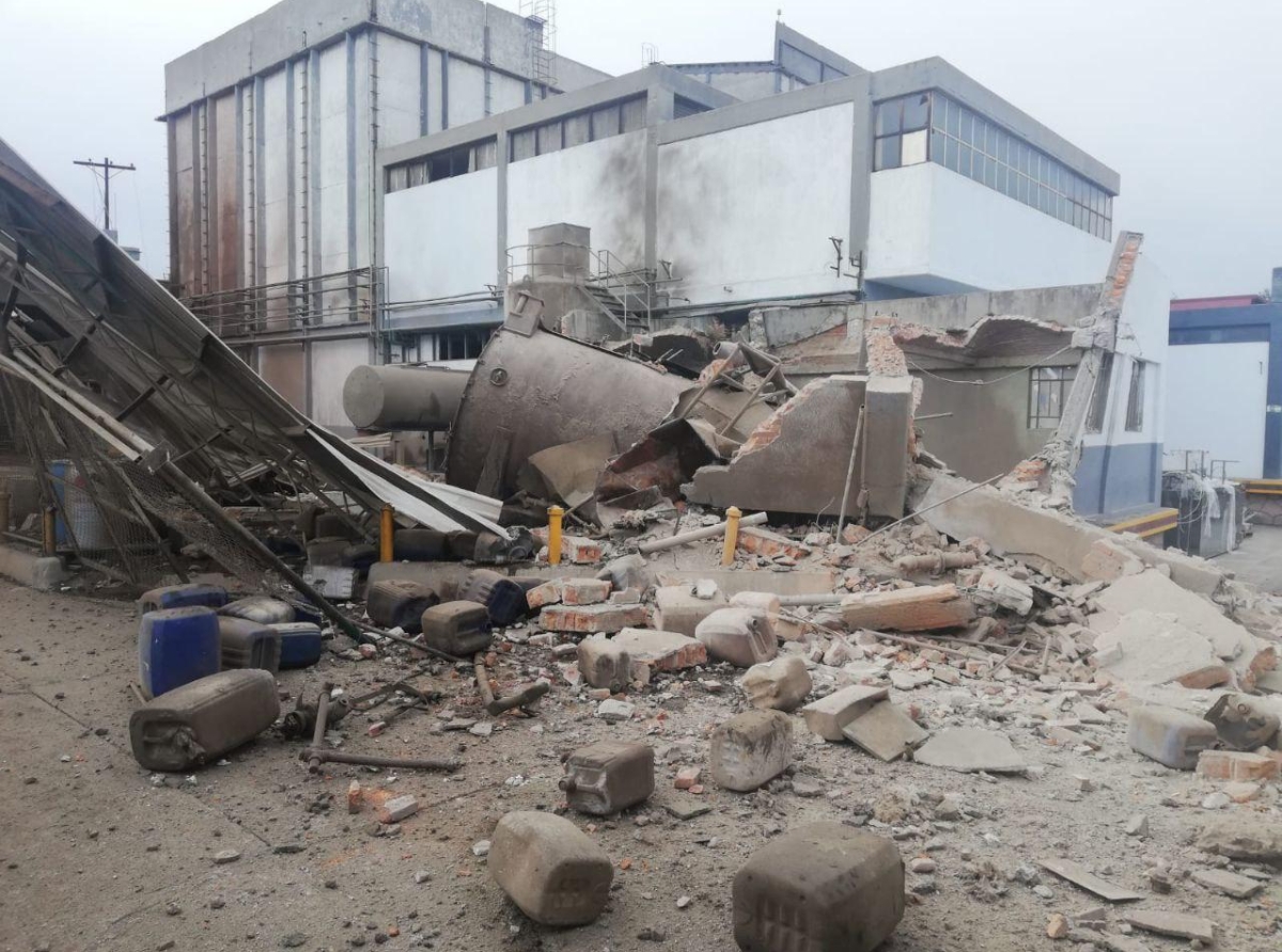 Una explosión en una empresa de lácteos dejó a dos personas sin vida en Lagos de Moreno, Jalisco