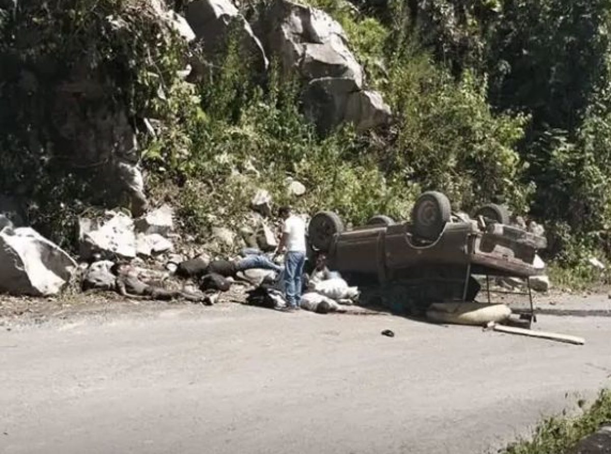 Trágico accidente deja tres muertos y cinco heridos en la Sierra Negra 