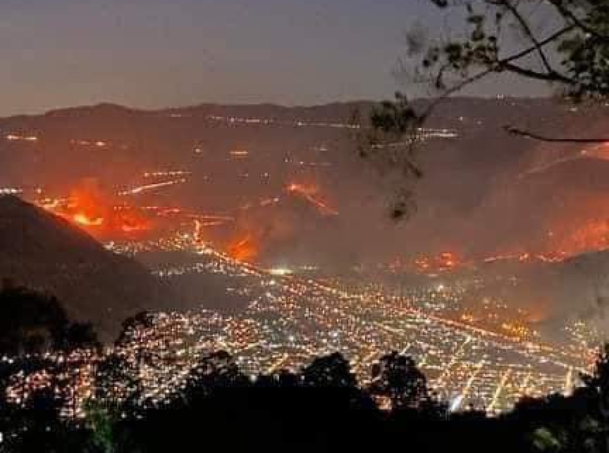 Cinco incendios forestales causan estragos en Veracruz; evacúan a más de 200 personas