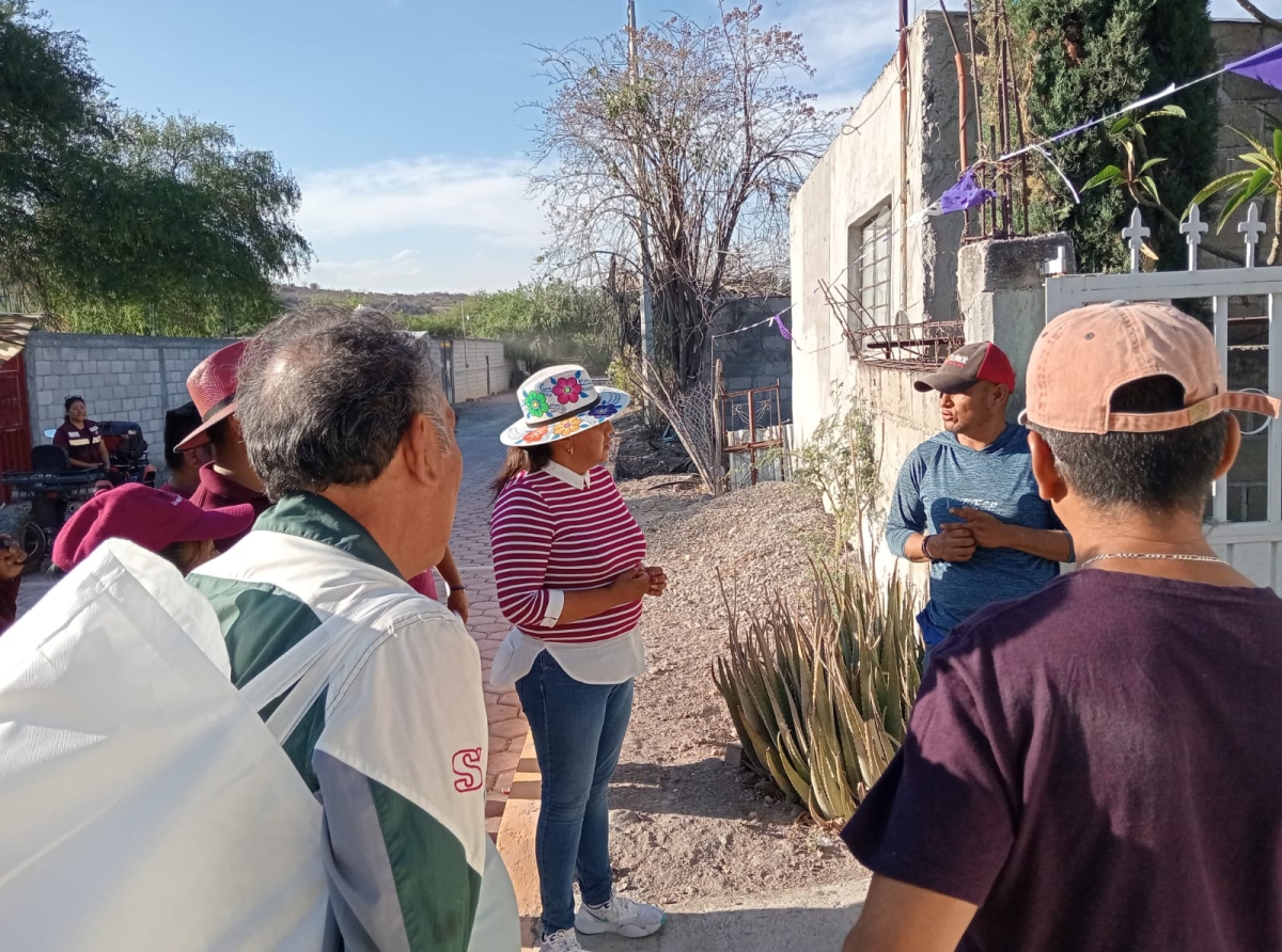 Marisol Márquez Pavón continúa su incansable recorrido por las diversas comunidades de Tepeojuma