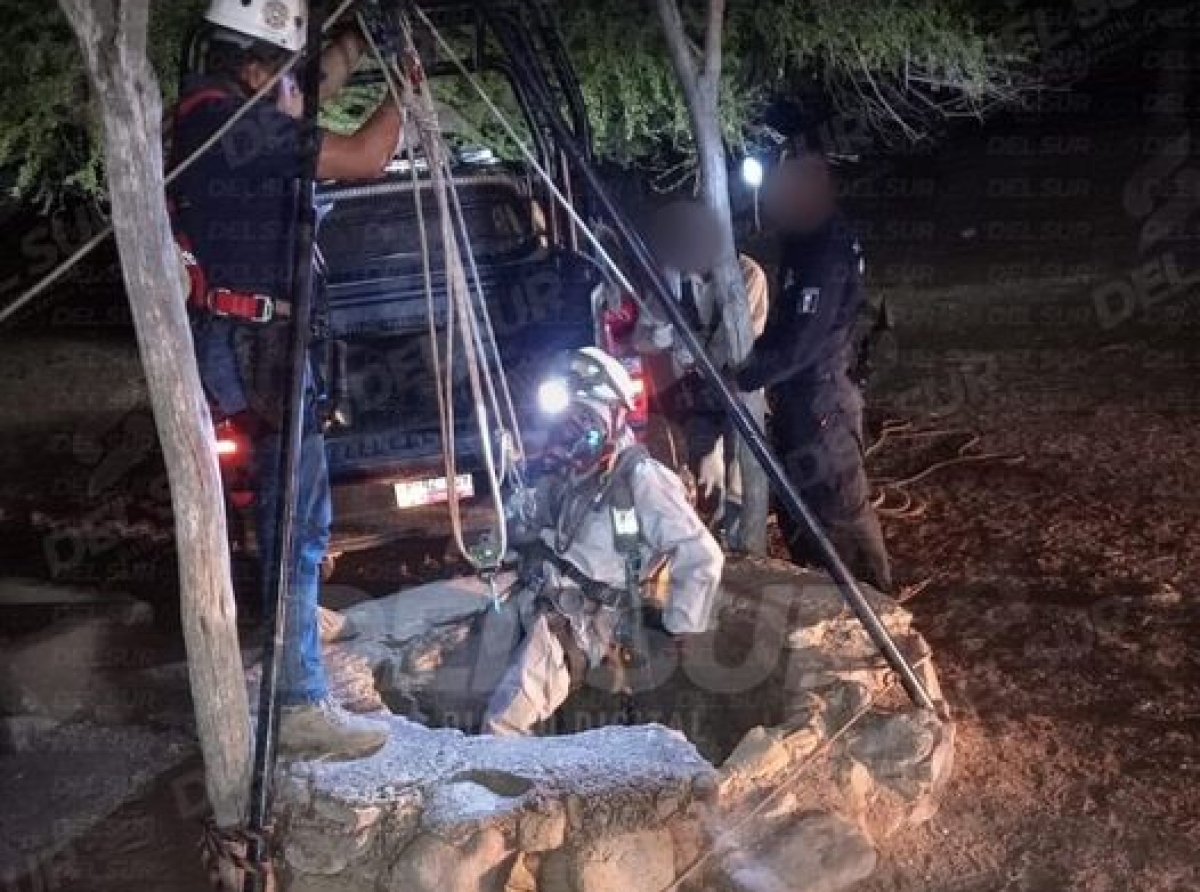 Encuentran a una mujer embolsada dentro de un pozo en Ahuatlán