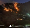 Incendio forestal amenaza a comunidad en Coyomeapan