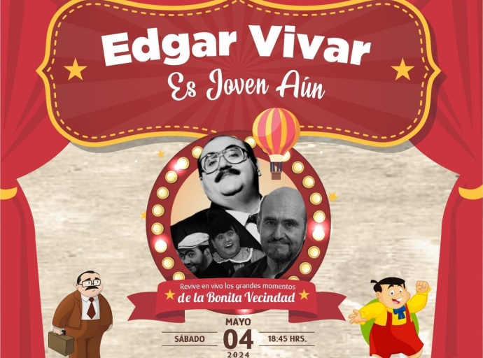Edgar Vivar, dará show gratuito con cariño a los atlixquenses