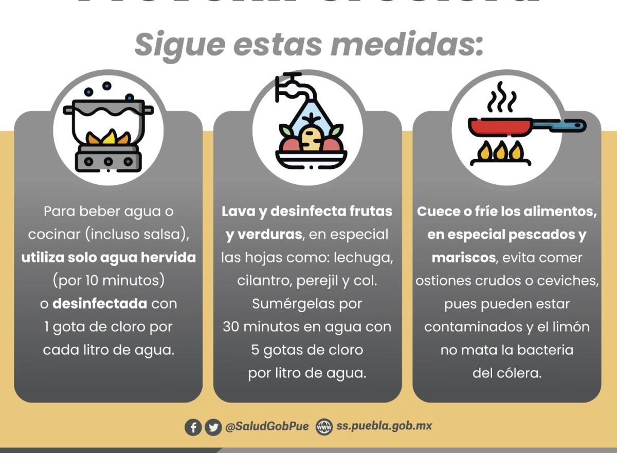 Emite Salud recomendaciones para prevenir enfermedades diarreicas y cólera ante temperaturas extremas