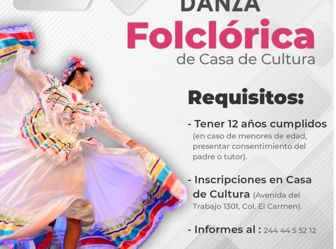 Casa de Cultura de Atlixco invita a unirse a la Compañía de Danza Folclórica Acapetlahuacan