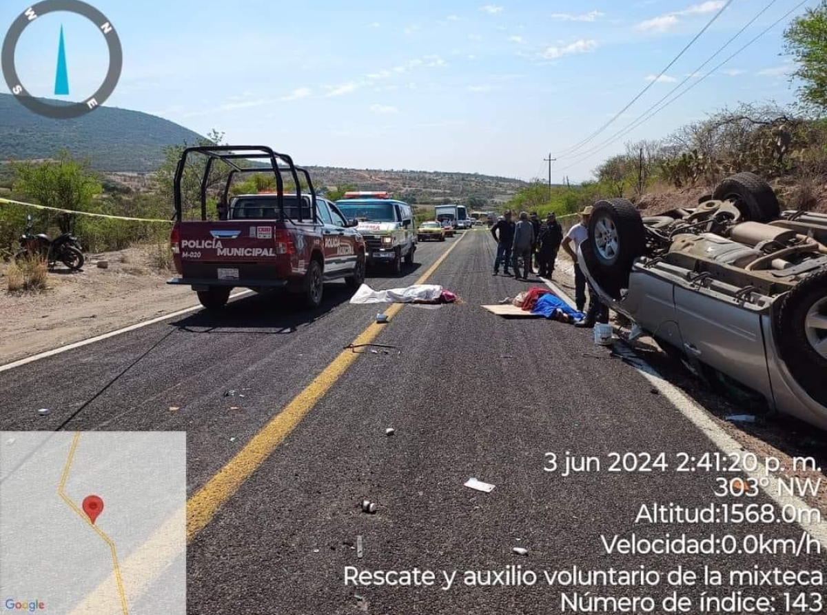 Trágico Accidente en la Carretera Acatlán-Huajuapan: Dos Personas Fallecen