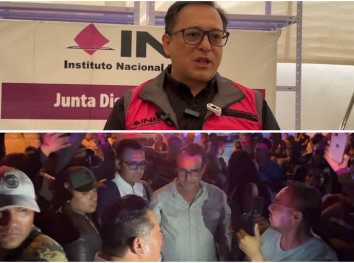 Presentan denuncia en contra de personas que intentaban linchar a trabajador de INE en Atlixco