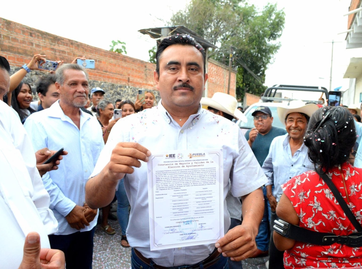 Raúl Marín: Triunfo histórico en Huaquechula con 6,107 votos