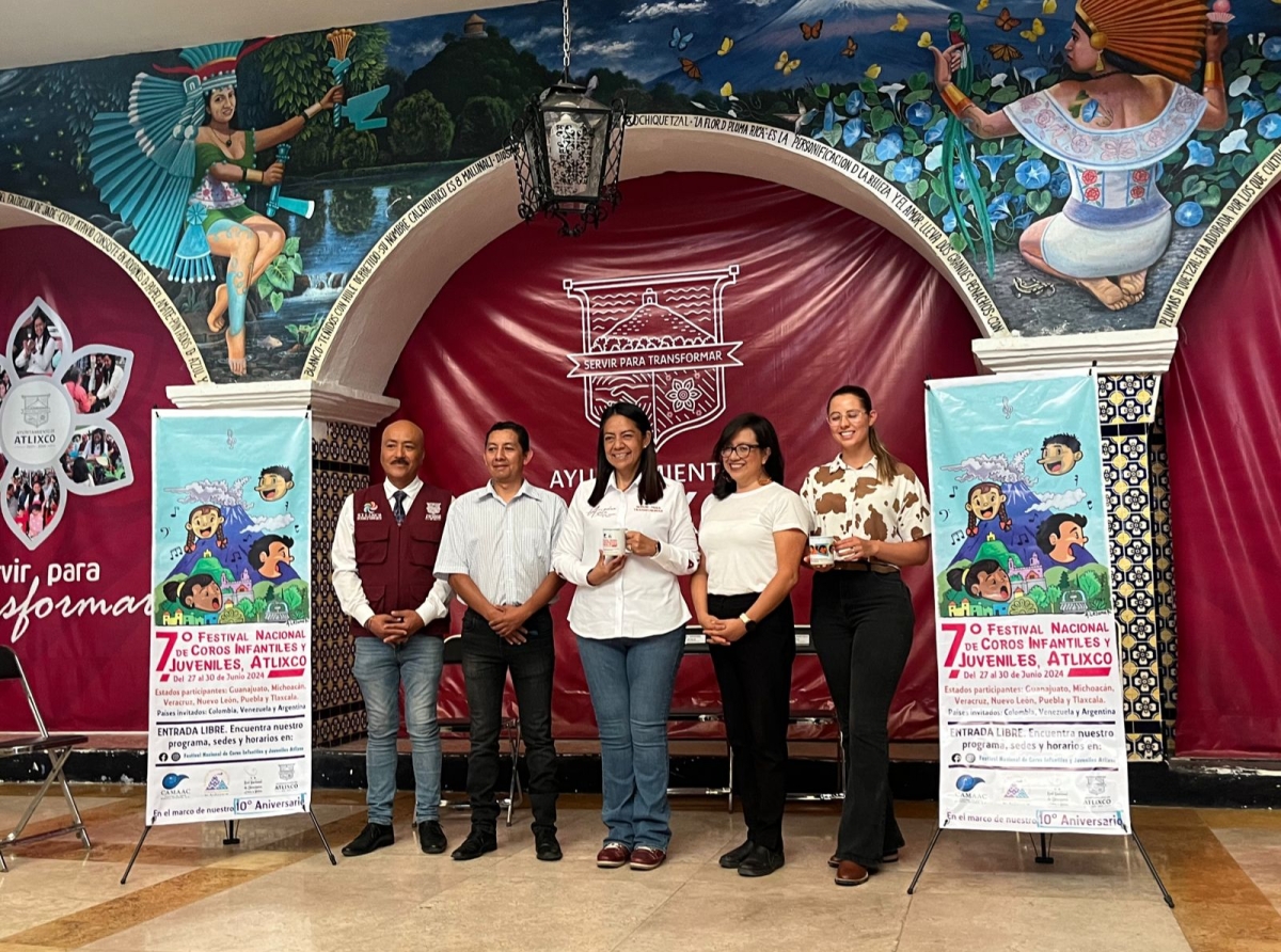 Atlixco celebra el 7º Festival Nacional de Coros Infantiles y Juveniles