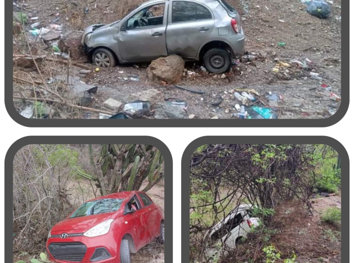 Mañana de accidentes en la carretera Piaxtla-Tecomatlán