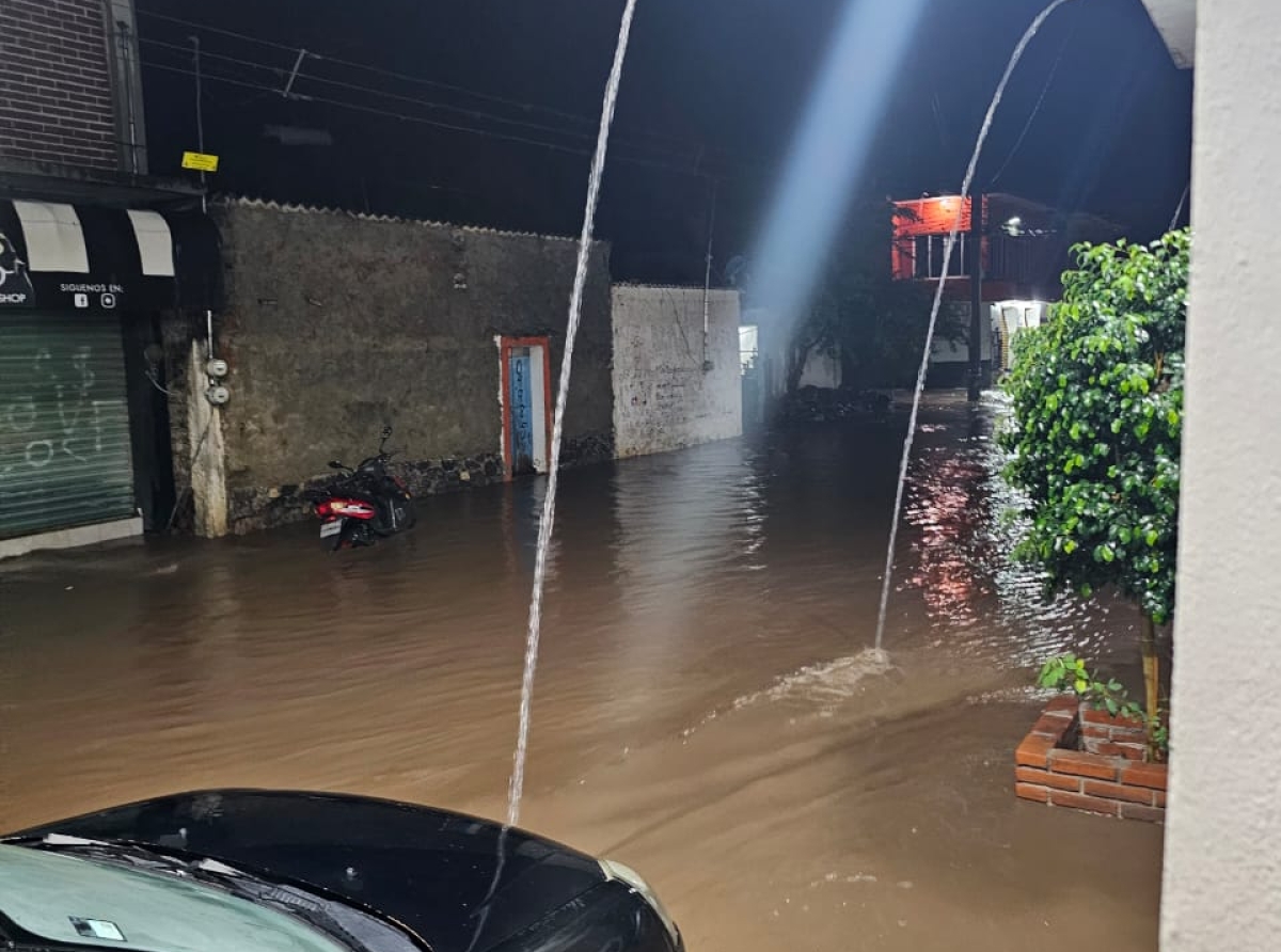 Gran inundación en Tlapanalá