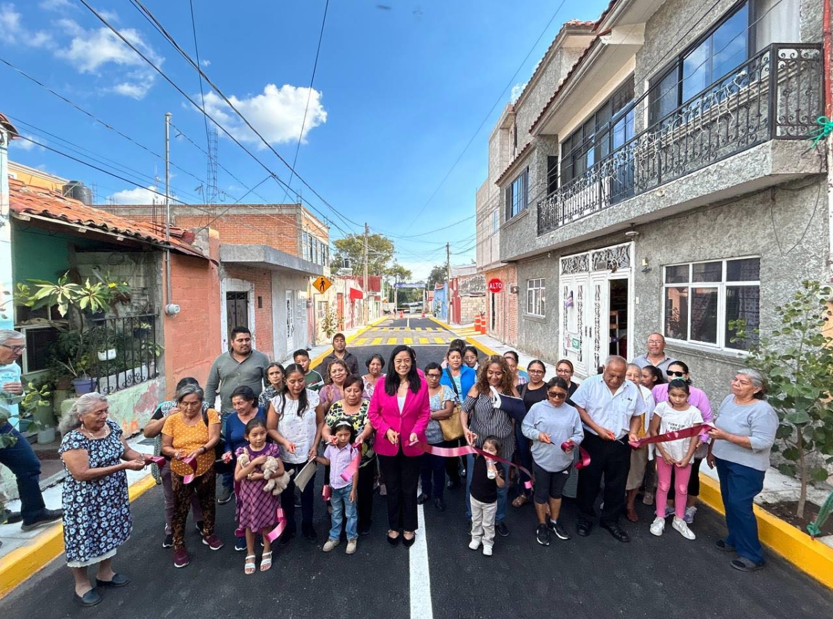 Inauguración de la Pavimentación de la Segunda Calle 5 de Febrero en La Carolina