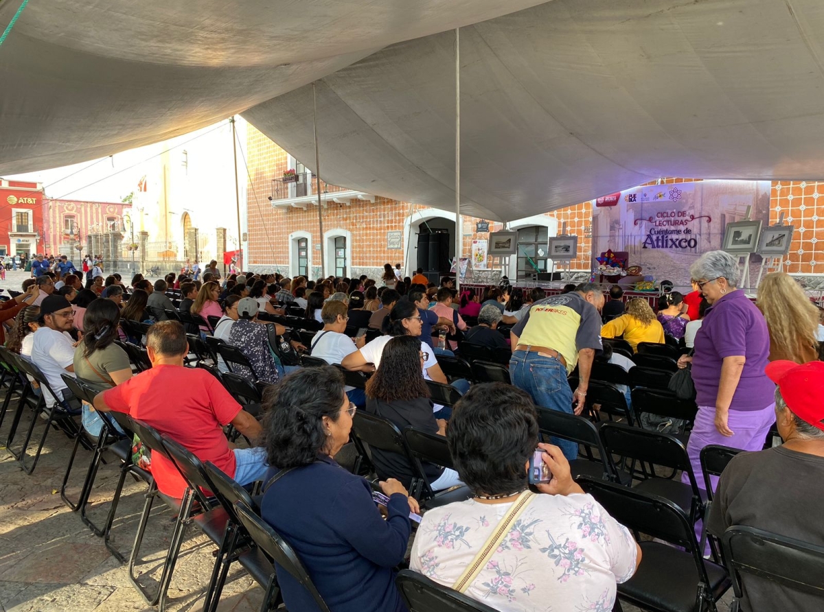 Cristian de la Fuente presente en una edición más de “Cuéntame de Atlixco"