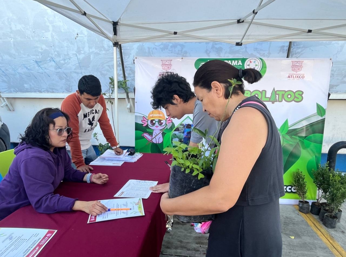 Atlixco impulsa la reforestación con la campaña #YoSíJaloAReforestarAtlixco