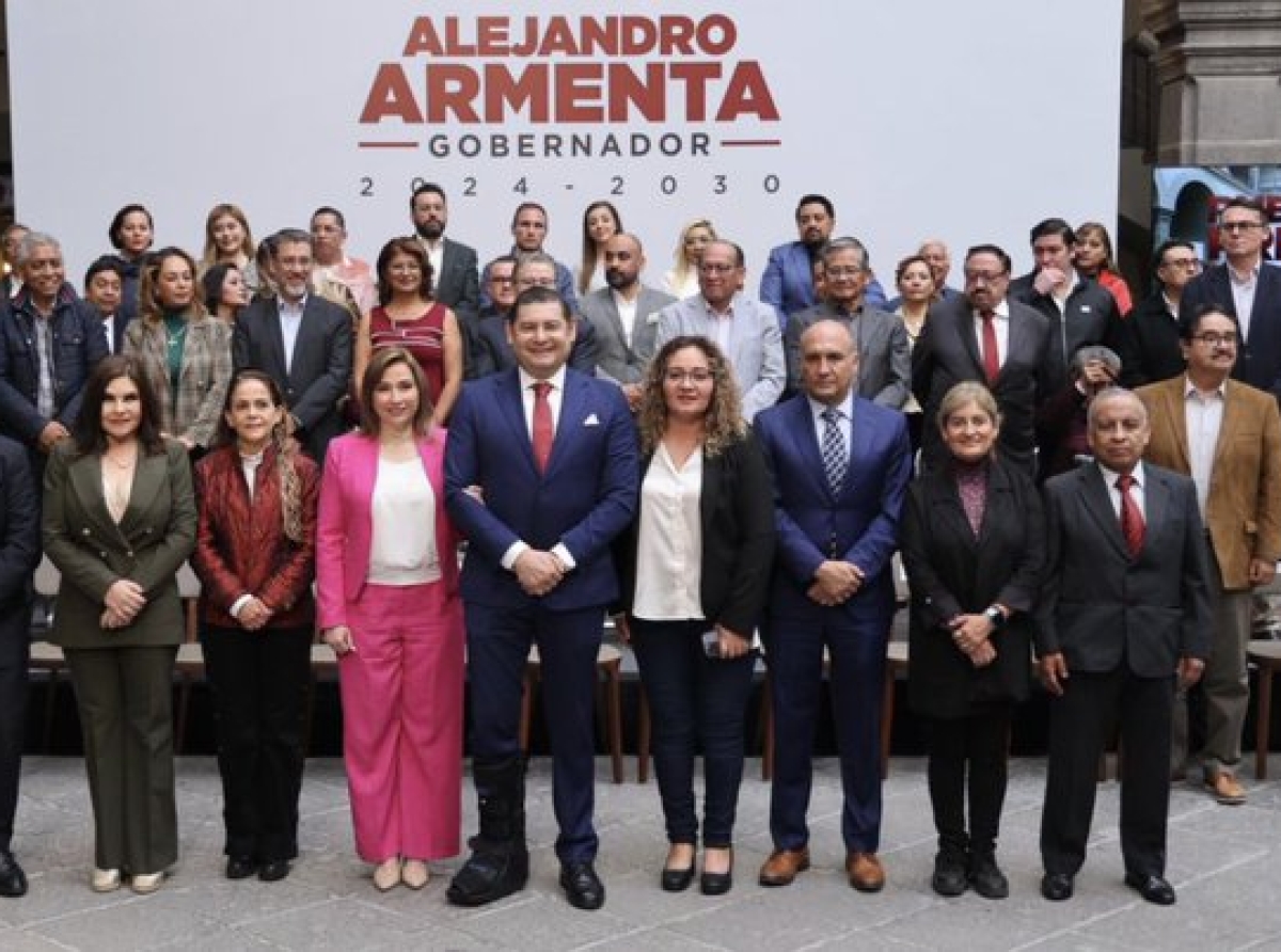 Alejandro Armenta presenta nuevos integrantes de su gabinete