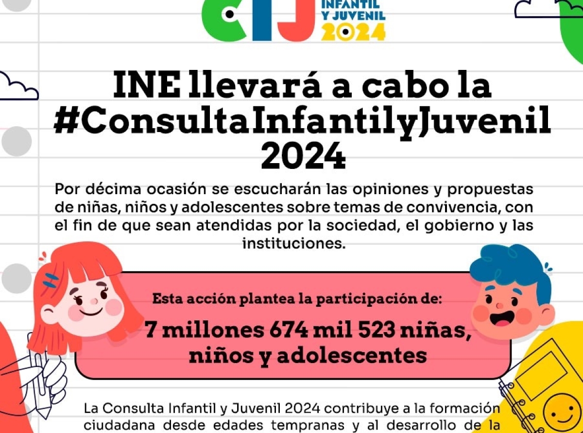 Se alista INE en Puebla para la consulta infantil y juvenil 2024