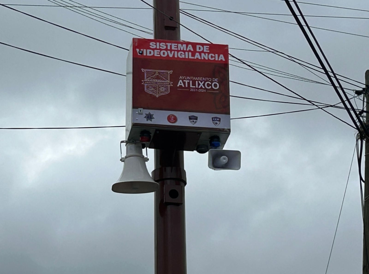 Atlixco Refuerza la Seguridad con la Instalación de 168 Cámaras de Videovigilancia