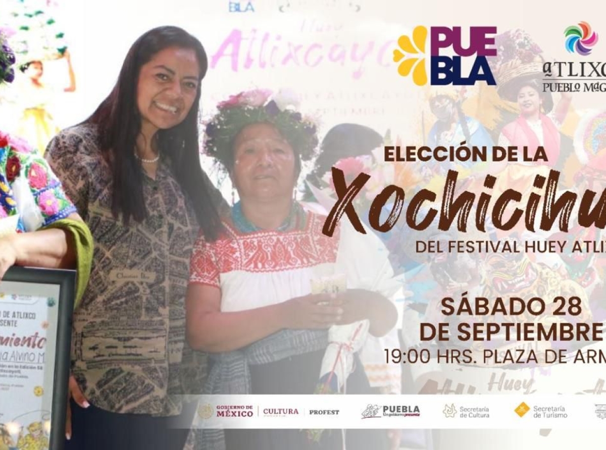 Conoce quién será la representante del Huey Atlixcayotl en la elección de la Xochicihuatl