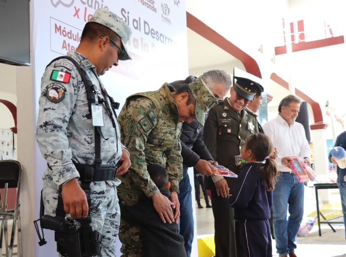 Inicia en Xonacatepec Campaña Nacional “Sí al desarme, sí a la paz”