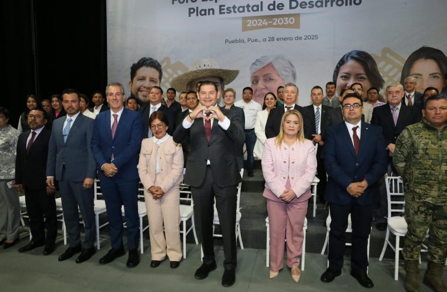 Plan Estatal de Desarrollo, posicionará a Puebla en el Top Ten nacional: Armenta