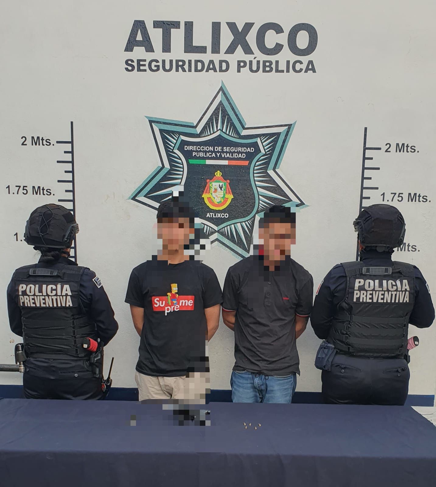 Tras operativo, policía de Atlixco detiene a presuntos delincuentes