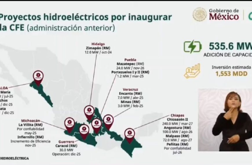 Este año se inaugurará la central hidroeléctrica de Portezuelos en Atlixco tras su modernización