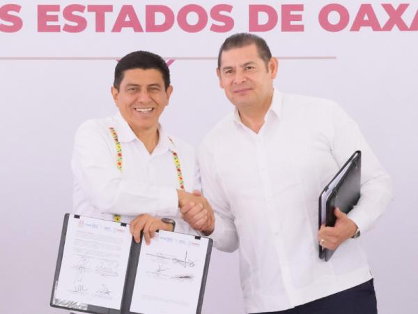 Puebla y Oaxaca firman convenio para reforzar vigilancia fronteriza