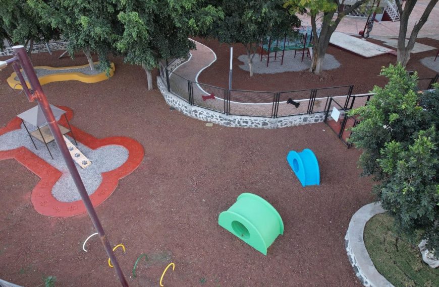 Atlixco estrena su primer parque para mascotas en la colonia Revolución