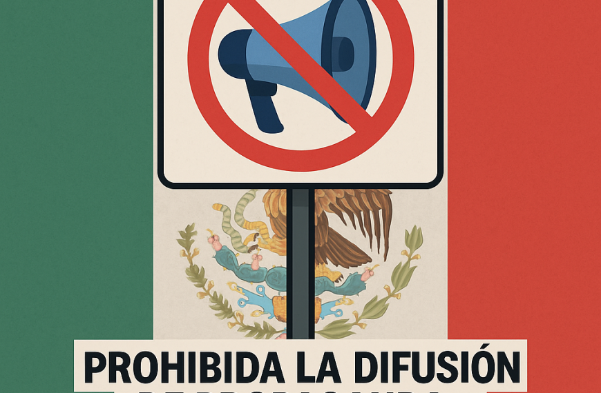 México prohíbe propaganda extranjera en medios nacionales