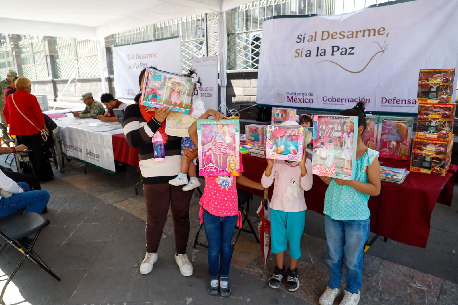 Gran participación de poblanos en programa “Sí al desarme, sí a la paz”