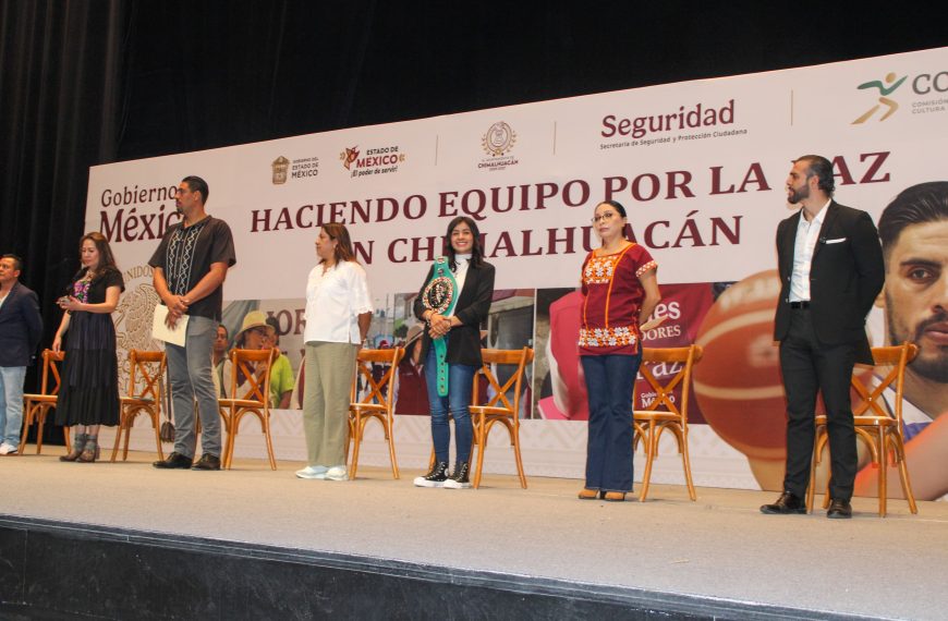 Segob federal resalta trabajo de Gaby “La Bonita” Sánchez al impulsar deporte en jóvenes