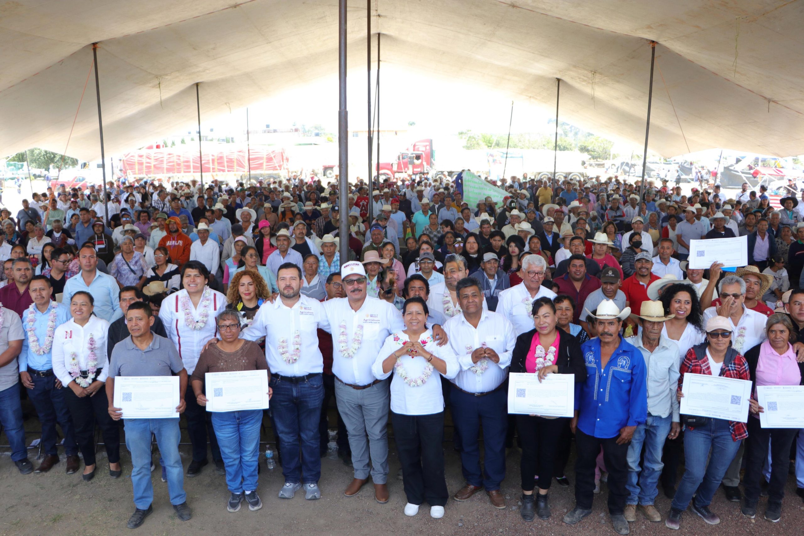 Arranca en Calpan programa de fertilizantes para el bienestar