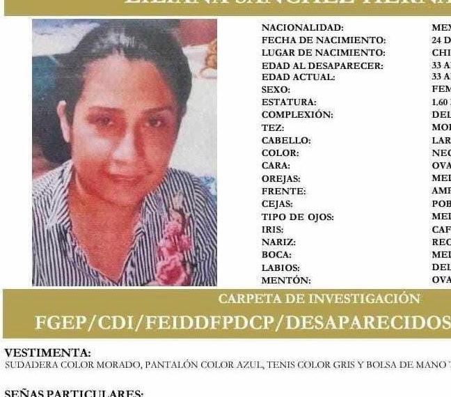 Buscan a Liliana Sánchez, mujer desaparecida entre Izúcar y Chiautla