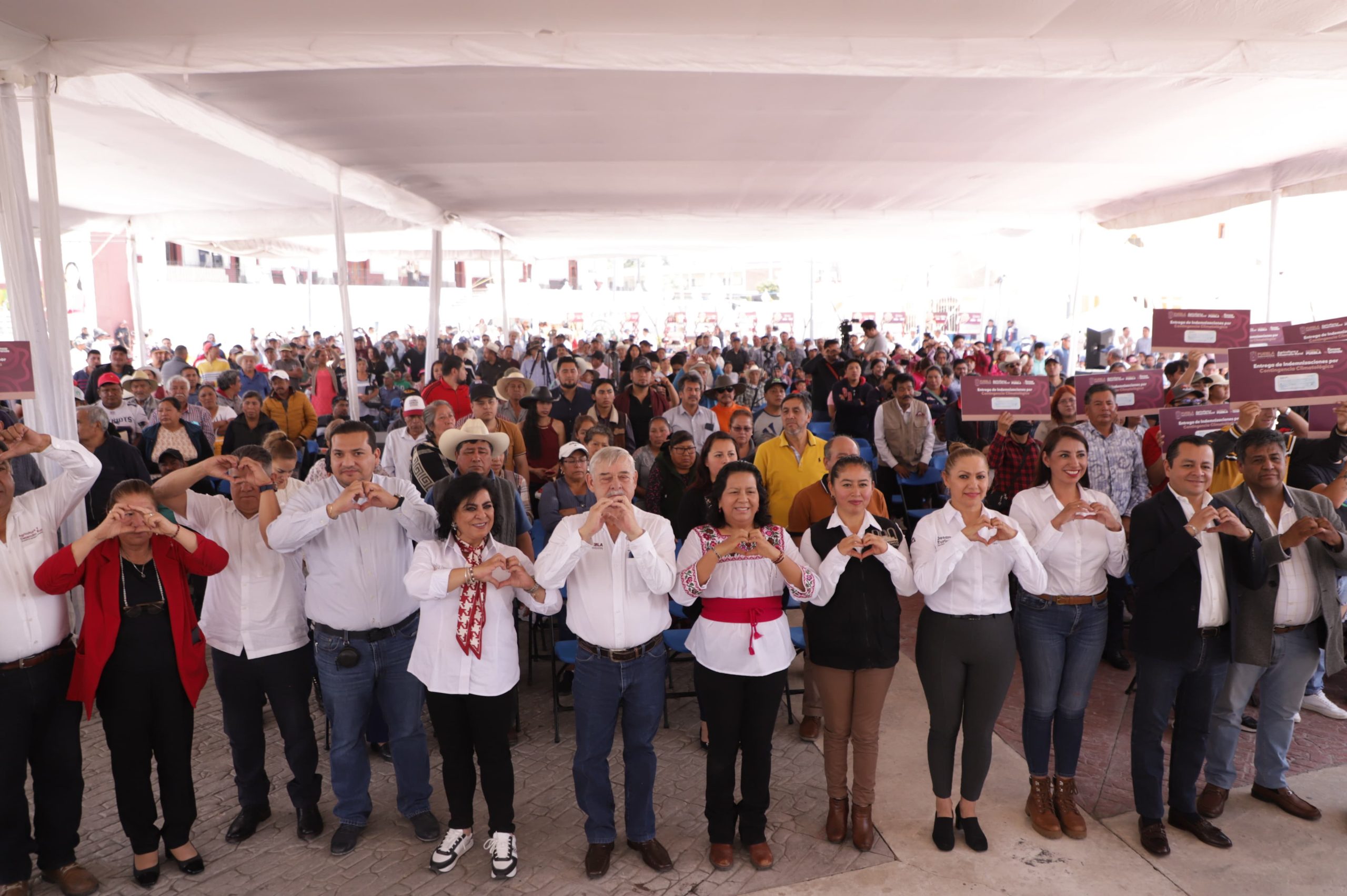 Gobierno de Puebla rescata economía de productores ante heladas atípicas en Chiautzingo